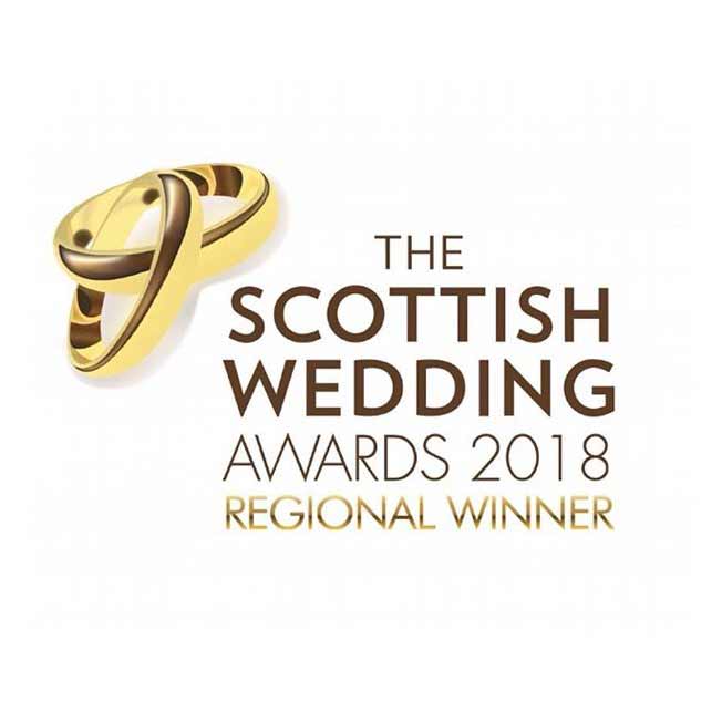 Scottish Wedding Awards 2018 Regional Winner